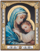 Ikona Madonna z dzieciątkiem CU007/2, 17x20
