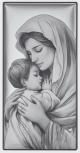 Obrazek Madonna z Dzieciątkiem CU033/5B, 22x44