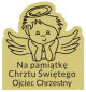 Grawer Pamiątka Chrztu Świętego G1B/O