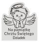 *Grawer Pamiątka Chrztu Świętego G1E