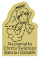 Grawer Pamiątka Chrztu Świętego G2C/O
