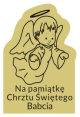 Grawer Pamiątka Chrztu Świętego G2D/O