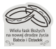 *Grawer Pamiątka Ślubu G9C