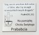 *Grawer Pamiątka Chrztu Świętego od Prababci GR1G, 6x4